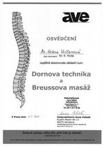 Dornova technika a Breussova masáž